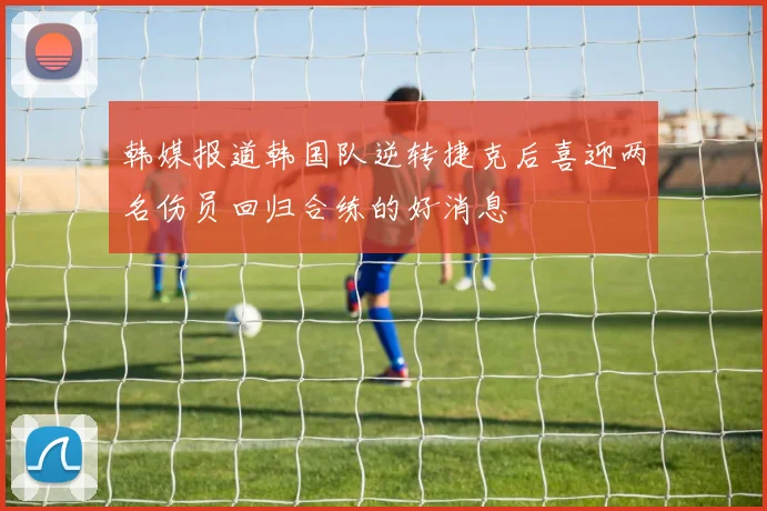 韩媒报道韩国队逆转捷克后喜迎两名伤员回归合练的好消息
